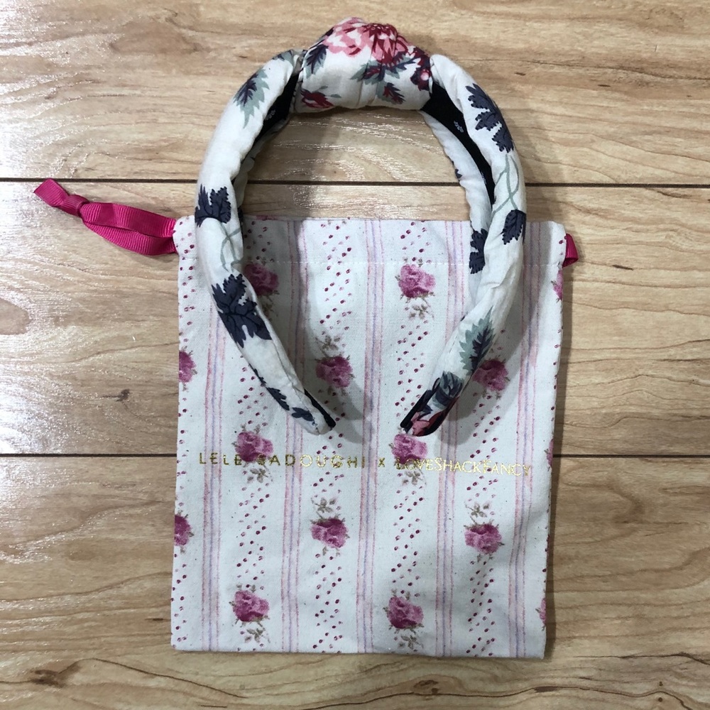 Lele Sadoughi Floral Cotton Headband